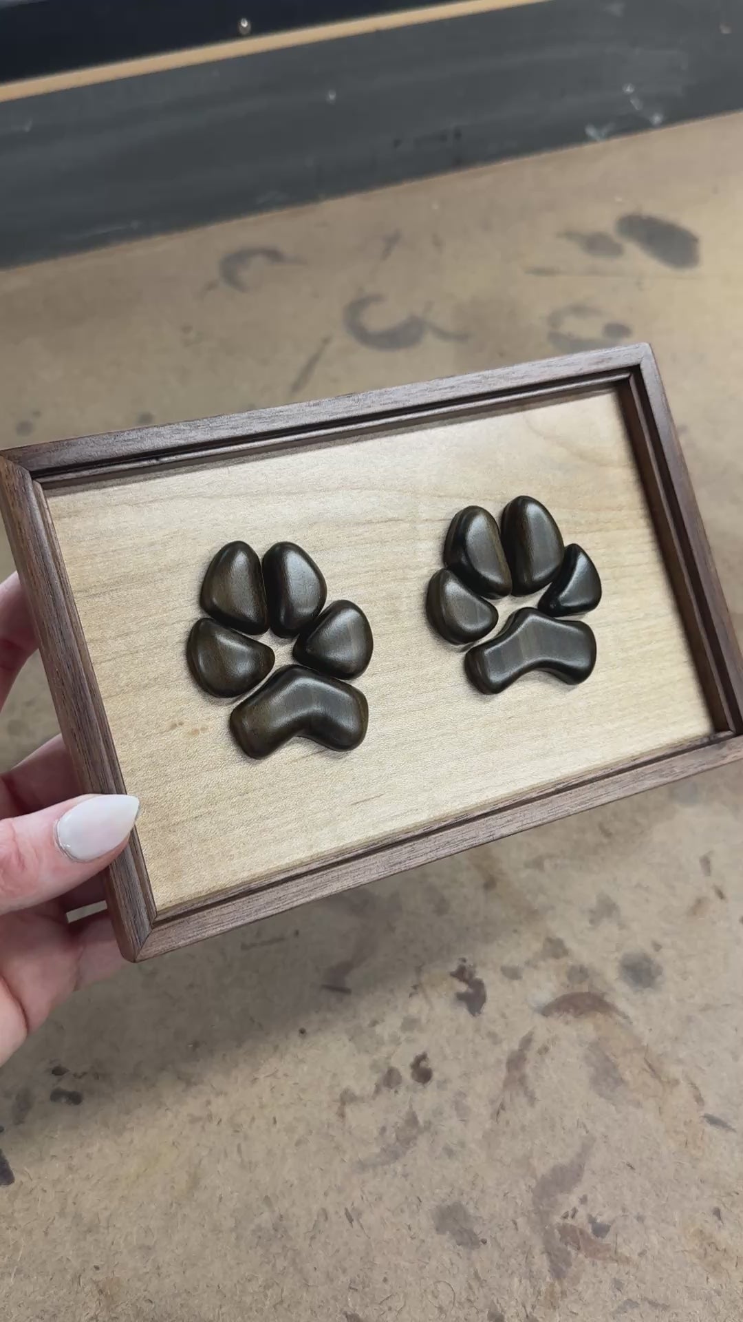 
                  
                    Load and play video in Gallery viewer, Custom Paw Print
                  
                