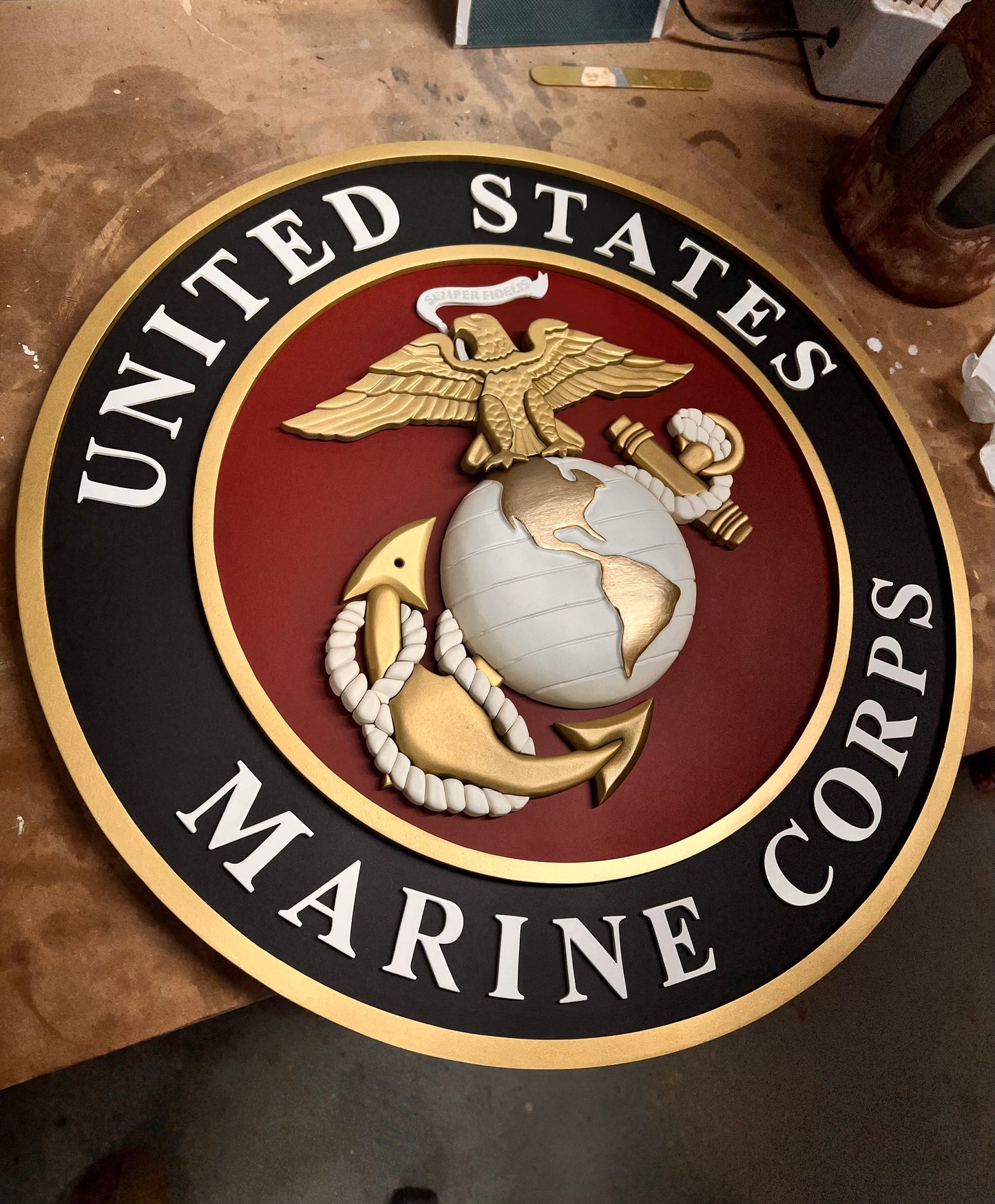 USMC Emblem – The Living Timber Co.