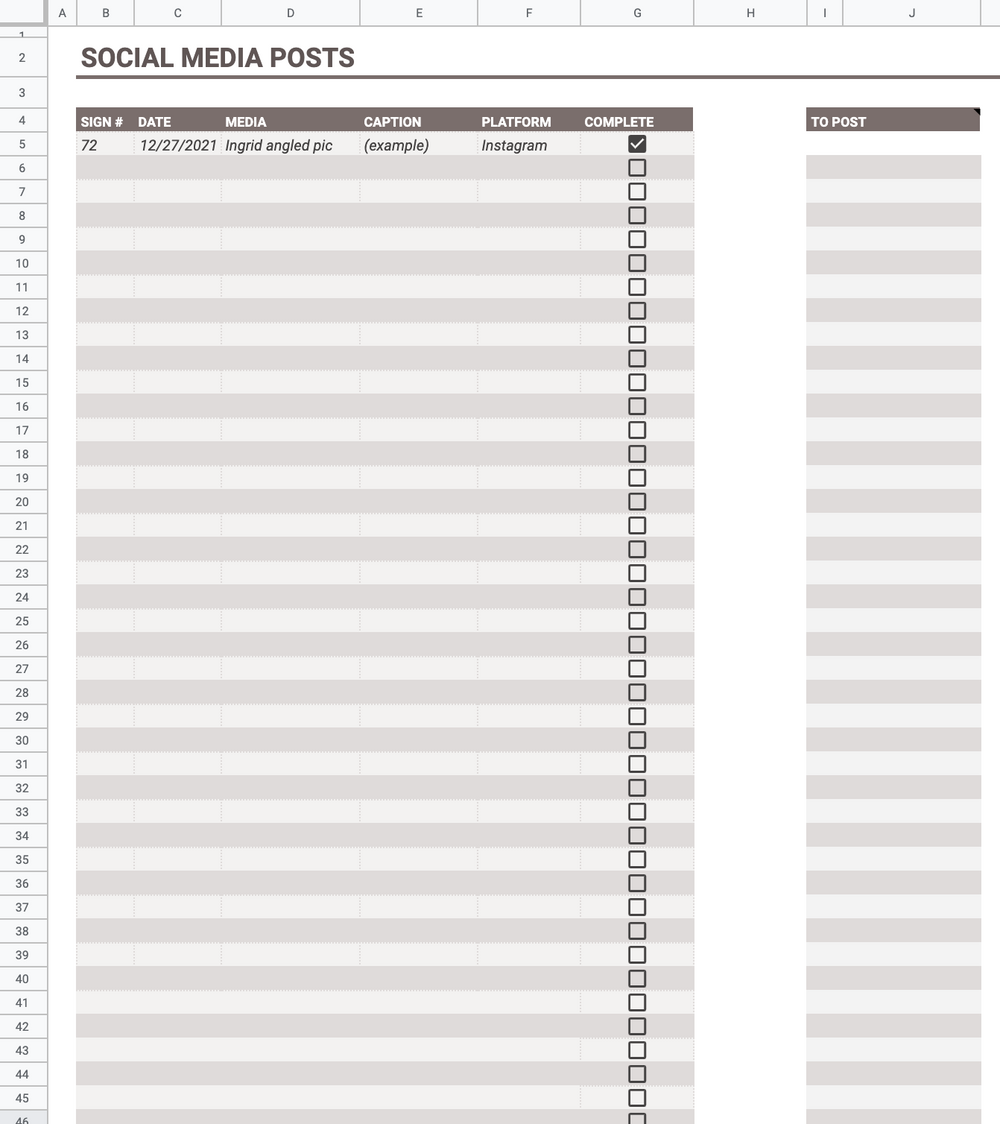 Master Spreadsheet Template – The Living Timber Co. master-spreadsheet-template-the-living-timber-co