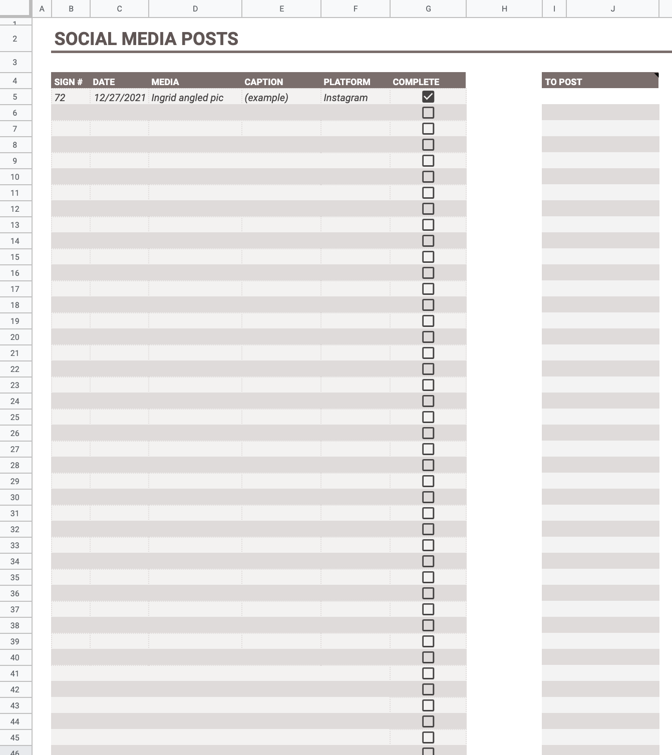 
                  
                    Master Spreadsheet Template
                  
                